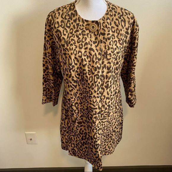 CAbi Jackets & Blazers - CAbi Leopard Estate Jacket New With Tags